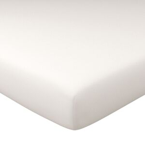 Becquet Drap-housse grand bonnet 180x200x32 blanc en lin