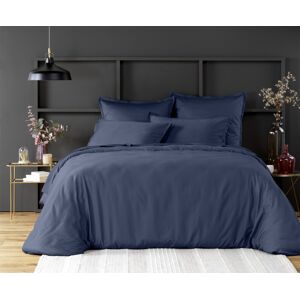 Baton Rouge Housse de couette satin de coton bleu 260x240 cm