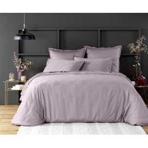 Baton Rouge Housse de couette satin de coton violet 240x220 cm