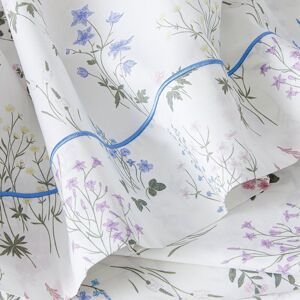 Anne de Solene Drap plat percale blanc 270x295 cm Blanc 295x0x270cm