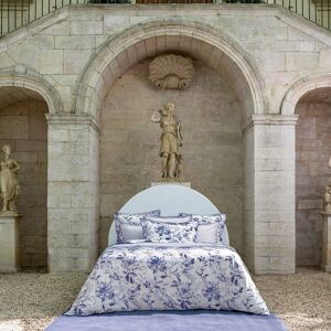 Anne de Solene Housse de couette percale bleu fonce 240x220 cm