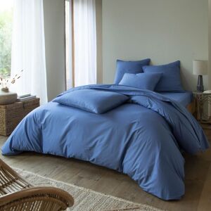 Becquet Housse de couette 260x240 bleu azur en coton - Publicité