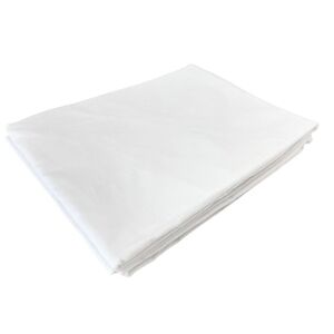 Lot de 2 draps housse 140x200+25, blanc, Taffetas 144 TC, 50% coton/50% polyester - Publicité