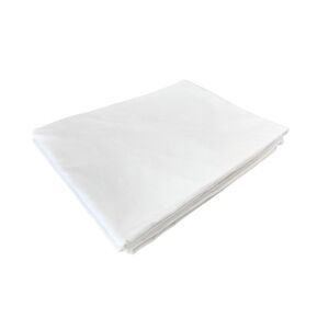 Lot de 2 draps housse 90x200+25, blanc, Taffetas 144 TC, 50% coton/50% polyester