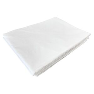 Lot de 2 draps housse 90x200+25, blanc, Percale 180 TC, 50% coton/50% polyester - Publicité