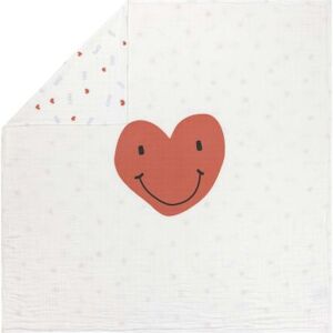 Lässig Couverture Happy Rascals Coeur (100 x 100 cm) - Publicité