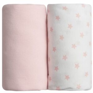 Babycalin Lot de 2 draps housses étoile rose (60 x 120 cm) - Publicité