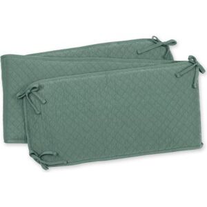 Bemini Tour de lit et parc Green Pady quilted jersey (30 x 180 cm) - Publicité