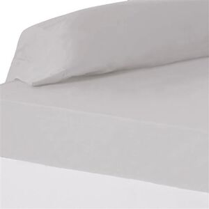 Non communiqué Drap de lit drap-housse couvre-matelas en polyester-coton coloris gris - Longueur 200 x Profondeur 180 x Hauteur 30 cm -JUANIO- Gris - Publicité