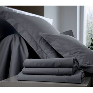 Drap Percale Easy BLANC DES VOSGES-180 x 290 cm-Acier Gris - Publicité