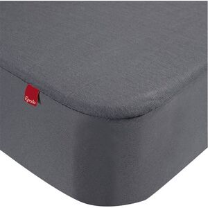 Non communiqué Drap housse protège matelas imperméable 2 en 1 Epeda gris 140x190/200 Gris - Publicité