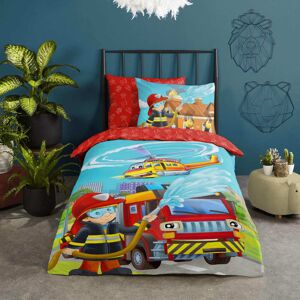 443596 Good Morning Housse de couette pour enfants Fire 140x200/220 cm - Publicité