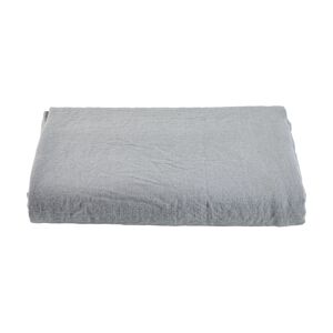 Couvre-lit en lin et coton lavé gris foncé 250 x 260 cm Soft Collection - Bolia