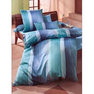 Linge de lit flanelle fine douce - Janine - bleu BLEU 1