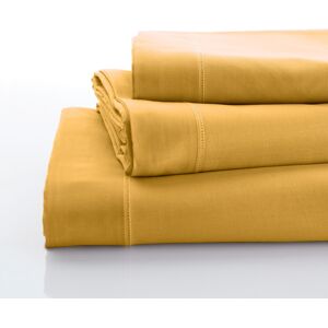 Tissu au metre uni - coton - Metrage En 240cm - Jaune - ColombineUne bonne idee pour realiser soi meme un objet ou donner du cachet a son interieur en creant un univers assorti a son linge de lit : le metrage uni Colombine® en coton... Avis aux doigts de 