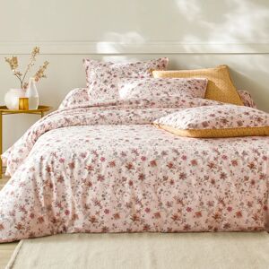 Linge de lit Margaux en coton imprime fleurs perses - Blancheporte Écru Housse de couette 2 personnesonnes : 200x200cm