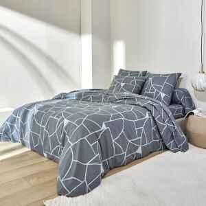 Blancheporte Linge de lit Geoffroy en coton à motifs graphiques - BlancheporteLignes graphiques, style fragmenté... Le linge de lit en coton Geoffroy rappelle les beaux jours de la tendance Art Déco. Une inspiration qui a le vent en poupe pour un intérieu