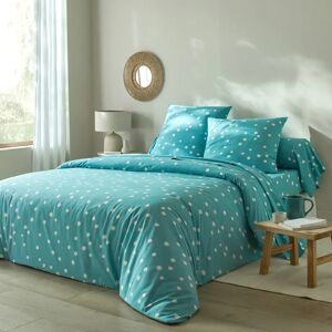 Linge de lit Alba imprime pois - en coton - BlancheporteTelle une pluie de confettis, l'imprime pois de ce linge de lit Alba se fait ludique pour mettre de la fantaisie et de la legerete dans votre interieur. Doux et colore, il est a mixer a volonte avec 