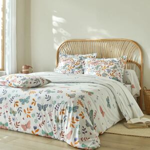 Colombine Linge de lit Envolée en coton à motifs papillons - Taie De Traversin 85x185cm - Blanc - ColombineAvec cette collection Envolée de Colombine®, la nature dévoile toutes ses couleurs ! Délicatement fleurie, cette parure de lit en coton doux libère 