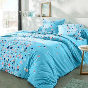 Blancheporte Linge de lit Pétillant coton - Blancheporte Turquoise Taie d'oreiller forme sac : 65x65cm