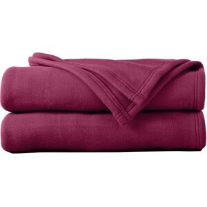 Ourson Couverture polaire Thermotec® 350g/m2 - Ourson Violet Couverture 1 personne : 150x200 cm