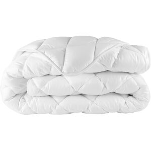 Couette entretien facile 500g/m2 - Couette 2 Personnesonnes : 220x240 Cm - Blanc - AbeilCette couette Abeil® peut bouillir. Chaude, confortable et facile d’entretien, cette couette conserve toutes ses propriétés lavage après lavage, même à 95°.Couette 2 p - Publicité