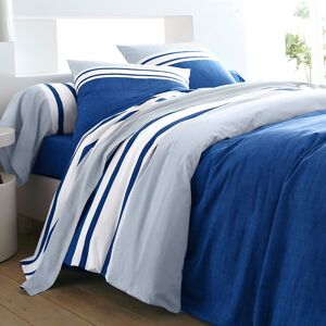 Blancheporte Linge de lit Nathalie coton - Blancheporte Bleu Drap plat 1 personneonne : 180x290cm