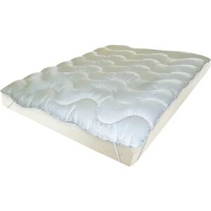 Surmatelas Surconfort® anti-acariens 550 g/m2 - Surmatelas 2 Personnes : 140x190cm - Blanc - DodoQue votre matelas soit ferme ou souple, ce surmatelas Dodo® ajoutera un supplément de douceur à vos nuits. Surmatelas 2 personnes : 140x190cmBlanc - Publicité