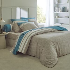 Blancheporte Linge de lit Nathalie coton - Blancheporte Bleu Taie d'oreiller forme sac : 65x65cm