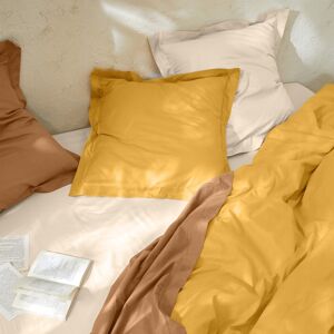 Colombine Linge de lit uni coton - Taie D'oreiller Forme Sac : 63x63cm - Jaune - ColombineAvec Colombine®, on sait que la qualité est là : on n'hésite pas à composer la parure idéale avec ce linge de lit uni en coton qui nous fait rêver en couleurs !Taie 