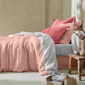 Colombine Linge de lit uni lin lavé - Drap-housse 2 Personnesonnes : 180x200cm - Rose - ColombineMatière 100% naturelle et authentique, le lin lavé offre un effet faux froissé raffiné et un toucher très doux. Découvrez vite le confort de sommeil de ce lin