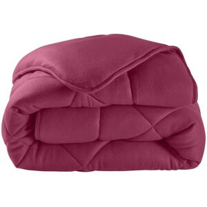 Couette polaire 350g/m2 - Blancheporte Extra douce, extra moelleuse et extra gonflante pour un maxi confort ! Bien au chaud sous ma couette polaire !Couette 2 personnesonnes : 220x240 cmViolet - Publicité