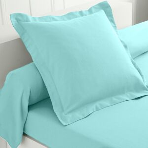 Colombine Linge de lit uni flanelle - Taie D'oreiller Volant Plat : 50x70cm - Turquoise - ColombineD'une infinie douceur, la gamme de linge de lit en flanelle unie Colombine® pur coton vous garantit moelleux et chaleur.Taie d'oreiller volant plat : 50x70c