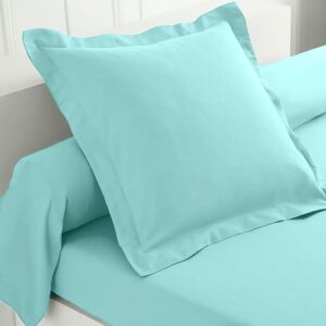 Blancheporte Linge de lit uni flanelle - Colombine Turquoise Housse de couette 2 personnesonnes : 260x240cm