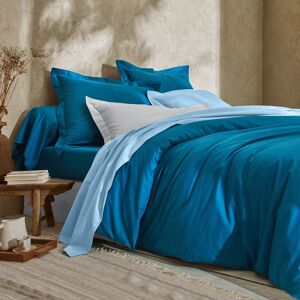 Blancheporte Linge de lit uni - coton bio(**) - Colombine Bleu Taie de traversin 85x185cm