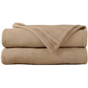 Ourson Couverture polaire Thermotec® qualité prestige - Ourson Beige Couverture polaire 2 personnes : 220x240cm