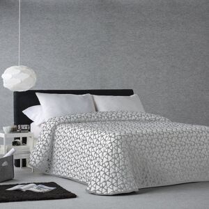 Blancheporte Couvre-lit jacquard Onix - BlancheporteAvec son subtil jeu de motifs géométriques et son coloris chic, le couvre-lit adopte un style à la fois sobre et actuel.Couvre lit : 190x270cmGris