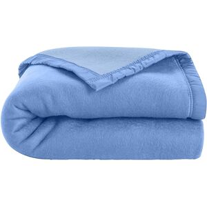 Blancheporte Couverture bicolore - Blancheporte Bleu Couverture 2 personnes : 240x260 cm