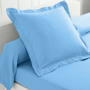 Blancheporte Linge de lit uni flanelle - Colombine Bleu Housse de couette 2 personnesonnes : 200x200cm