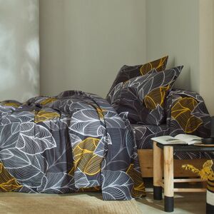 Blancheporte Linge de lit Elsa en polycoton à motifs feuilles - BlancheporteAmbiance automnale ou déco nature, ce linge de lit Elsa en coton et polyester se pare de motifs feuilles élégant pour apporter une petite touche zen à votre intérieur..un vrai bon