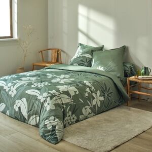 Linge de lit Émilie en coton imprime - Taie De Traversin 85x185cm - Vert - ColombineCe linge de lit de qualite Colombine® transporte votre chambre a coucher au coeur d?un univers vegetal. La parfaite harmonie que forment son imprime de feuilles contempora