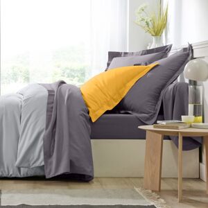 Blancheporte Linge de lit uni polyester-coton Colombine - Colombine Gris Drap-housse 1 personneonne : 90x190cm