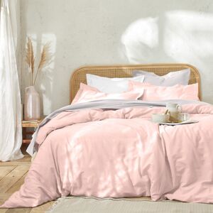 Blancheporte Linge de lit uni coton - Colombine Rose Housse de couette 2 personnesonnes : 240x220cm