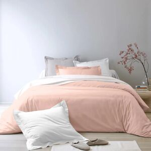 Blancheporte Linge de lit uni percale - Colombine Rose Taie d'oreiller sac nouettes : 65x65cm