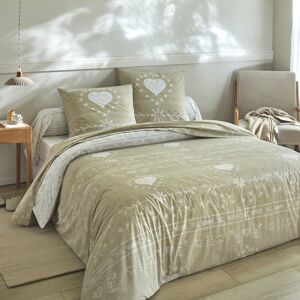 Blancheporte Linge de lit Anceny imprimé coeur - coton - BlancheporteAvec son imprimé style point de broderie et ses cœurs placés, le linge de lit Anceny dessine une atmosphère chaude et intime... On aime sa douceur coton et ses coloris de saison.Taie 