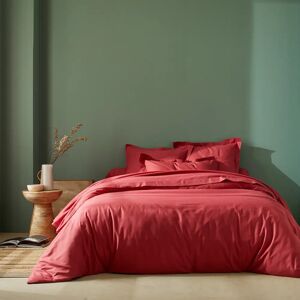 Linge de lit uni coton - Housse De Couette 1 Personneonne : 140x200cm - Rose - ColombineJouez avec les couleurs et appreciez la qualite de ce linge de lit uni en coton tout doux Colombine® qui vous offre un joli scenario deco et une multitude d'associatio