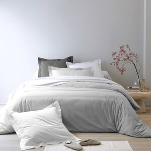 Linge de lit uni percale - Taie De Traversin 86x190cm - Gris - ColombineTissee a partir d?un coton de tres grande qualite, cette percale tres serree associe la beaute, la douceur et l?ultra resistance... pour un linge de lit Colombine® d'une longevite exc