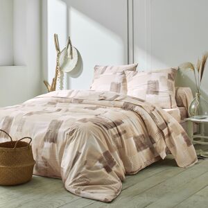 Blancheporte Linge de lit Mani - coton polyester - Blancheporte Beige Taie d'oreiller forme sac : 65x65cm