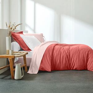 Linge de lit uni percale - Housse De Couette 2 Personnesonnes : 260x240cm - Orange - ColombineTissée à partir d’un coton de très grande qualité, cette percale très serrée associe la beauté, la douceur et l’ultra résistance... pour un linge de lit Colombin - Publicité