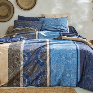 Linge de lit Youssou coton - BlancheporteDes couleurs chaleureuses et lumineuses, des motifs tendance et un charme venu d'ailleurs... Illuminez la déco de votre chambre avec le linge de lit Youssou qui revisite avec style l'imprimé wax !Drap plat 1 person - Publicité